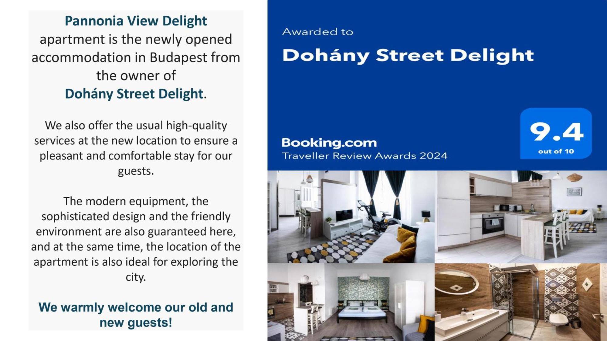 Apartmán Pannonia View Delight Budapešť Exteriér fotografie